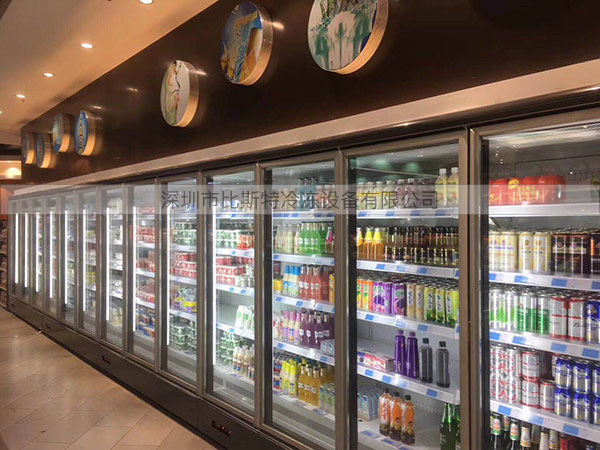 赣州超市冷冻玻璃展示立柜